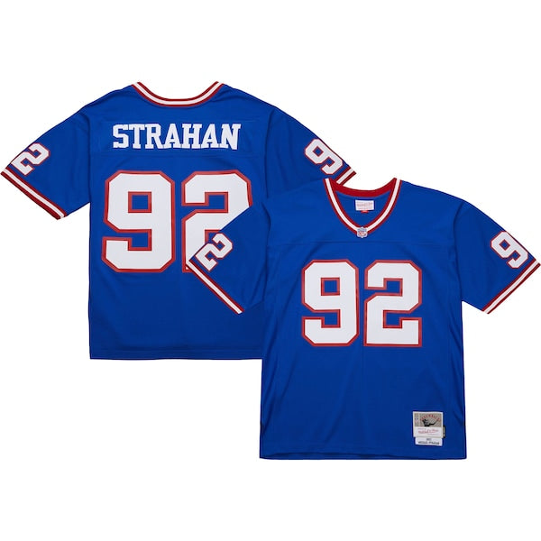 Michael Strahan New York Giants Big & Tall 1993 Retired Player Replica Jersey - Royal