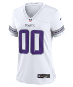 Alternative view of Minnesota Vikings Nike Women's Alternate Custom Game Jersey - White