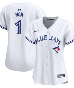 Toronto Blue Jays Nike Women's #1 Mom Home Limited Jersey - White