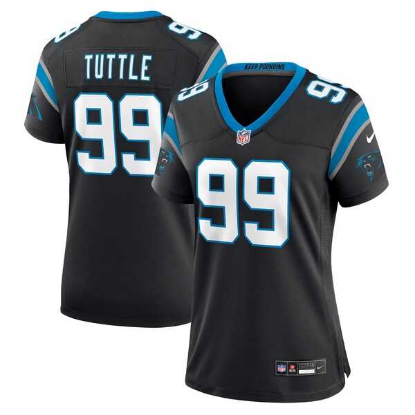 Shy Tuttle Carolina Panthers Nike Women's Game Jersey - Black - Image 2