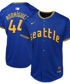 Julio Rodr¨ªguez Seattle Mariners Nike Youth City Connect Limited Player Jersey - Navy