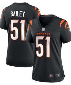 Markus Bailey Cincinnati Bengals Women's Nike Game Jersey - Black