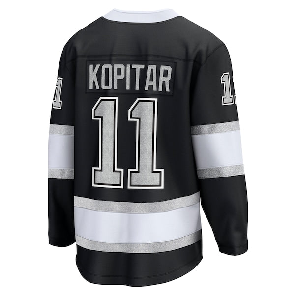 Anze Kopitar Los Angeles Kings Home Premier Breakaway Player Jersey - Black - Image 3