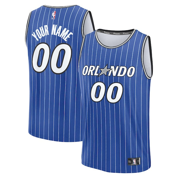 Orlando Magic Youth Fast Break Replica Custom Jersey - Icon Edition - Blue/White