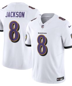 Lamar Jackson Baltimore Ravens Nike Vapor F.U.S.E. Limited Jersey - White