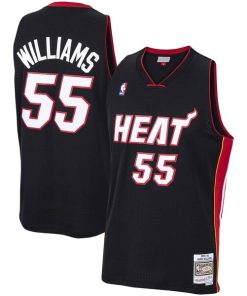 Jason Williams Miami Heat 2005/06 Hardwood Classics Swingman Jersey - Black