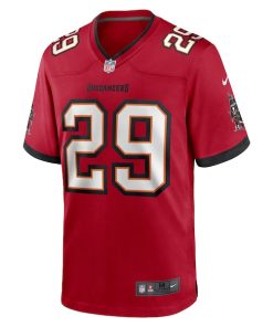 Alternative view of Christian Izien Tampa Bay Buccaneers Nike  Game Jersey -  Red