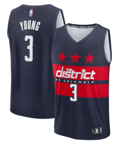 Trae Young Washington Wizards  Fast Break - Statement Edition - Navy