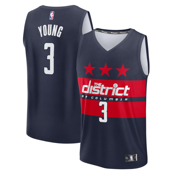 Trae Young Washington Wizards Fast Break - Statement Edition - Navy