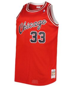 Alternative view of Scottie Pippen Chicago Bulls Big & Tall Hardwood Classics 2003/04 Swingman Jersey - Red