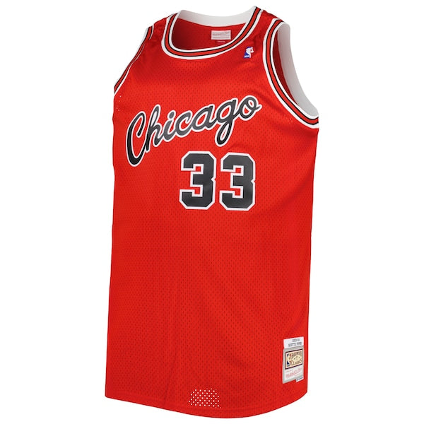 Scottie Pippen Chicago Bulls Big & Tall Hardwood Classics 2003/04 Swingman Jersey - Red - Image 2