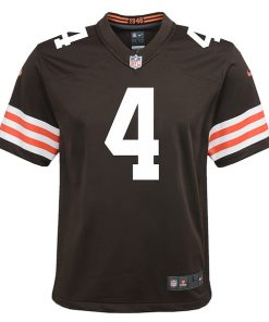 Alternative view of Deshaun Watson Cleveland Browns Nike Youth Game Jersey - Brown