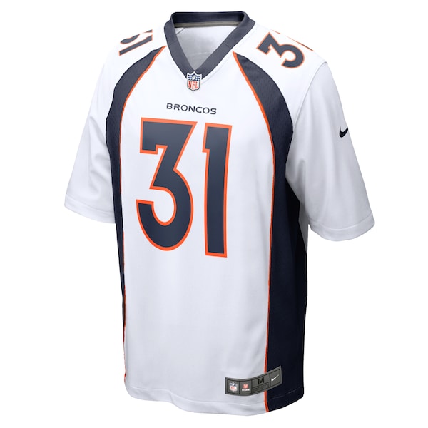 Justin Simmons Denver Broncos Nike Game Jersey - White - Image 2