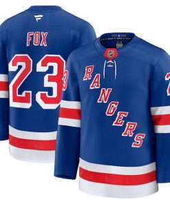 Adam Fox New York Rangers  Home Premium Jersey - Blue