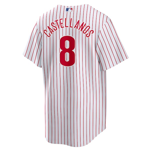 Nick Castellanos Philadelphia Phillies Nike Replica Player Jersey - White - Image 3