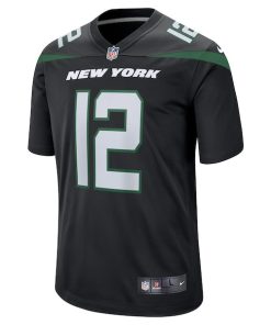Alternative view of Joe Namath New York Jets Nike Retired Player Jersey - Black