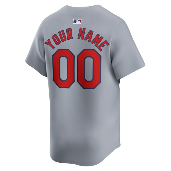 St. Louis Cardinals Nike Away Limited Custom Jersey - Gray - Image 3