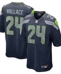 K'Von Wallace Seattle Seahawks Nike  Game Jersey -  College Navy