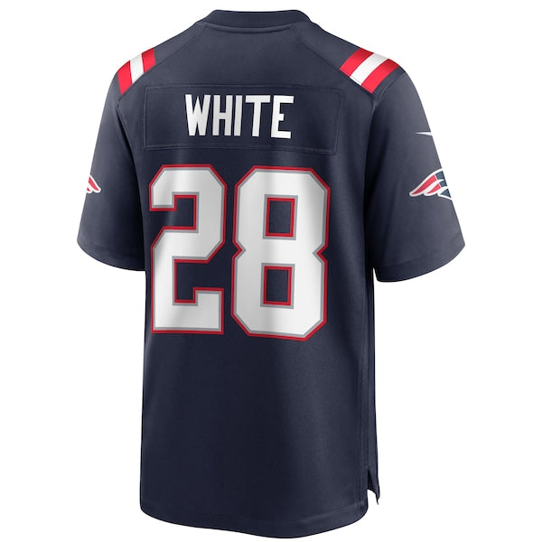 James White New England Patriots Nike Game Player Jersey - Navy - Image 3