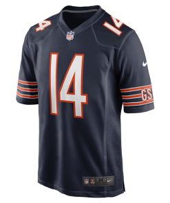 Alternative view of Gerald Everett Chicago Bears Nike  Game Jersey -  Navy