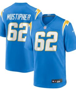 Sam Mustipher Los Angeles Chargers Nike Team Game Jersey -  Powder Blue