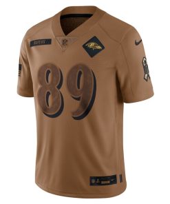Alternative view of Mark Andrews Baltimore Ravens Nike 2023 Salute To Service Limited Jersey - Brown
