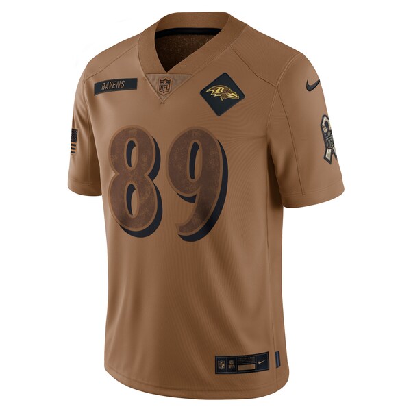 Mark Andrews Baltimore Ravens Nike 2023 Salute To Service Limited Jersey - Brown - Image 2