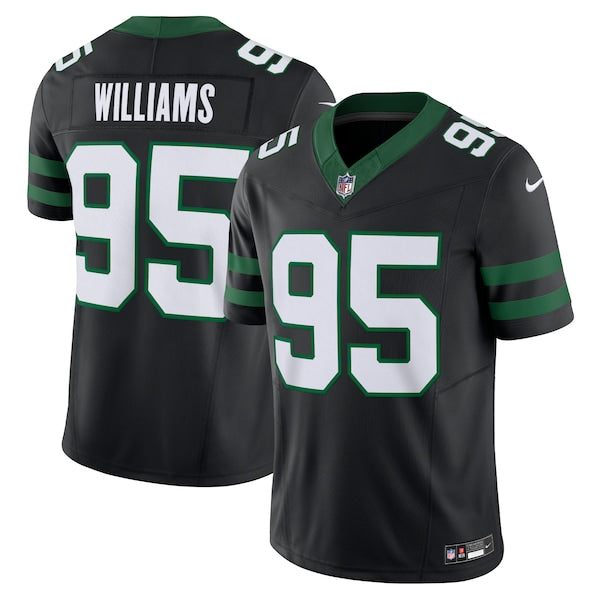 Quinnen Williams New York Jets Nike Alternate Vapor F.U.S.E. Limited Jersey - Legacy Black - Image 2