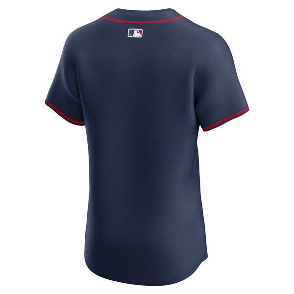 Atlanta Braves Nike Alternate Elite Jersey - Navy - Image 4