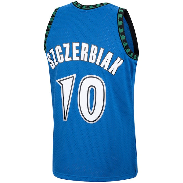 Wally Szczerbiak Minnesota Timberwolves 2001/02 Hardwood Classics Swingman Jersey - Blue - Image 3