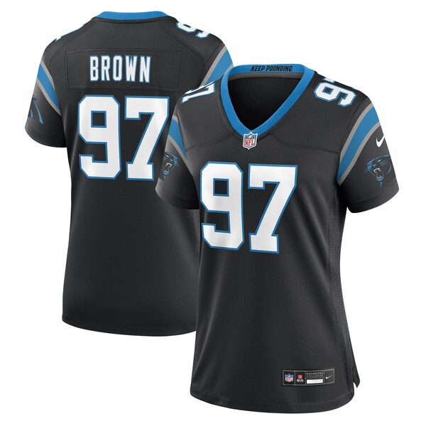 Bobby Brown Carolina Panthers Nike Women's Team Game Jersey - Black - Image 10