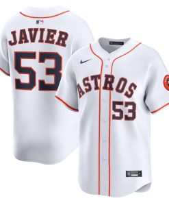 Cristian Javier Houston Astros Nike Home Limited Player Jersey - White