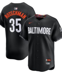 Adley Rutschman Baltimore Orioles Nike City Connect Limited Jersey - Black