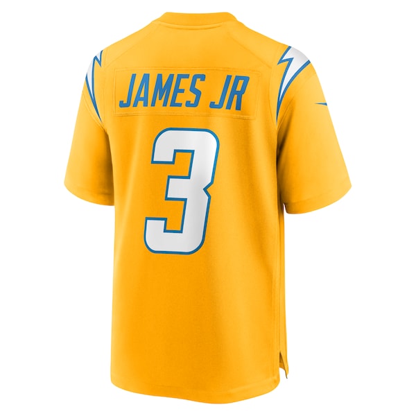 Derwin James Jr. Los Angeles Chargers Nike Alternate Charger Power Game Player Jersey - Gold/Navy - Image 4
