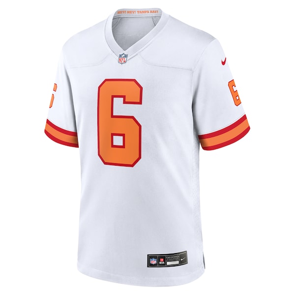 Baker Mayfield '76 Tampa Bay Buccaneers Nike Player Game Jersey - White/Red/Orange - Image 3