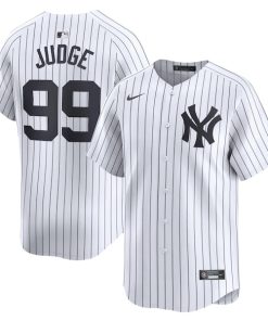 Aaron Judge New York Yankees Nike Home Limited Player Jersey - White/Gray