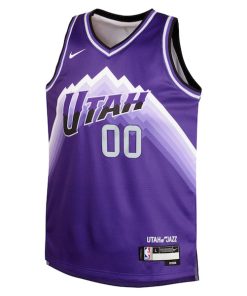 Alternative view of Jordan Clarkson Utah Jazz Nike Youth  Swingman Replica Jersey - City Edition - Purple