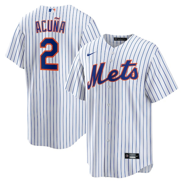 Luisangel Acu?a New York Mets Nike Home Replica Player Jersey - White