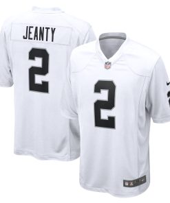 Ashton Jeanty Las Vegas Raiders Nike 2025 NFL Draft First Round Pick Game Jersey - White