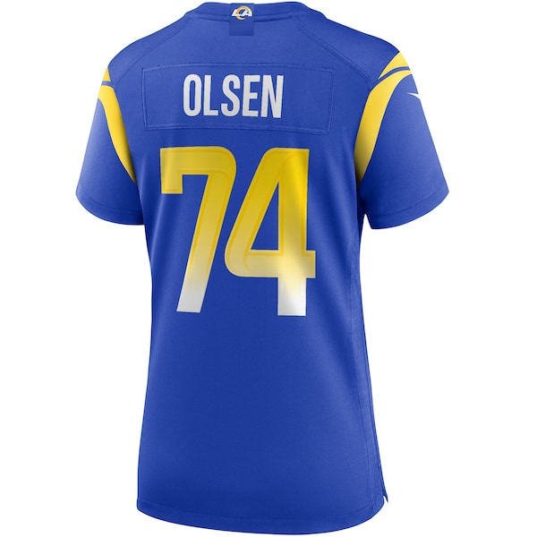 Merlin Olsen Los Angeles Rams Nike Women's Game Retired Player Jersey - Royal - Image 3