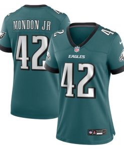 Smael Mondon Jr. Philadelphia Eagles Nike Women's Team Game Jersey - Midnight Green