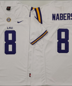 Malik Nabers NCAA LSU Tigers Nike Vapor Limited Jersey