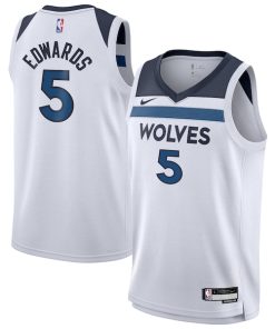 Anthony Edwards Minnesota Timberwolves Nike Youth Swingman Jersey - Association Edition - White