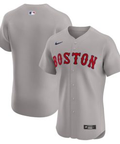 Boston Red Sox Nike Road Elite Jersey - Gray