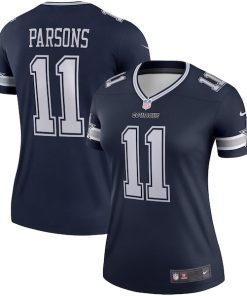 Alternative view of Micah Parsons Dallas Cowboys Nike Women's Legend Jersey - Navy/White