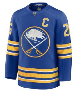 Alternative view of Rasmus Dahlin Buffalo Sabres  Premium Jersey with Captain's Patch - Royal