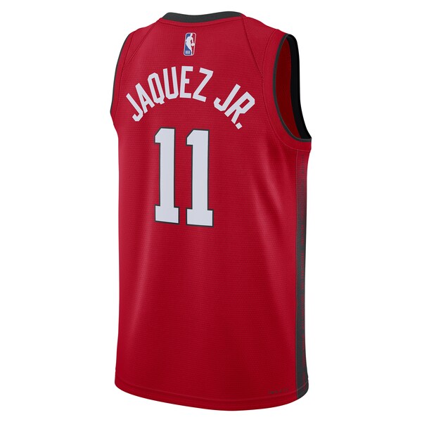 Jaime Jaquez Jr. Miami Heat Nike Unisex 2024/25 Swingman Player Jersey - City Edition - Red - Image 3