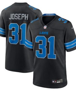 Kerby Joseph Detroit Lions Nike Alternate 2 Game Jersey -  Black