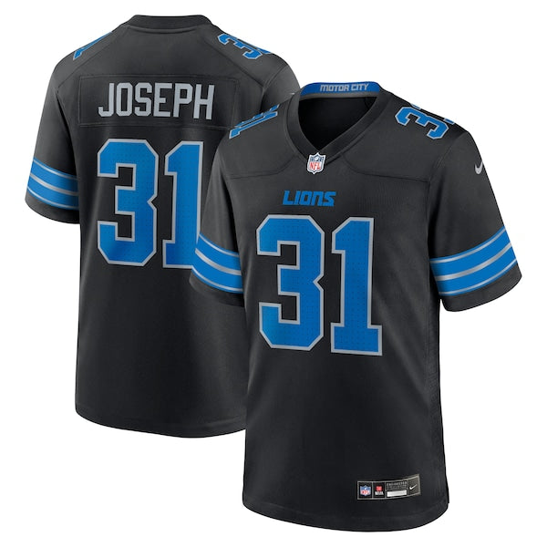 Kerby Joseph Detroit Lions Nike Alternate 2 Game Jersey - Black