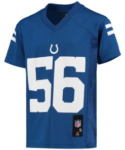 Alternative view of Quenton Nelson Indianapolis Colts Youth Replica Player Jersey - Royal